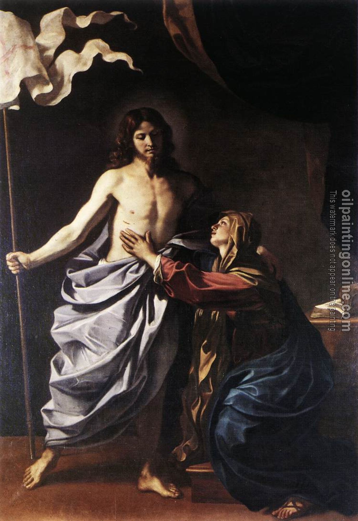 Guercino - The Resurrected Christ Appears to the Virgin